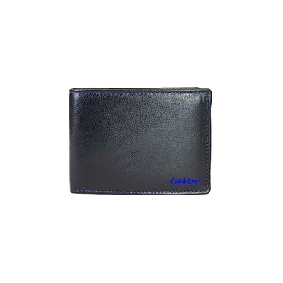 Ανδρικό Δερμάτινο Πορτοφόλι Lavor Black 3746